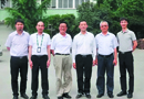 中國(guó)木材與木制品流通協(xié)會(huì)副會(huì)長(zhǎng)兼秘書(shū)長(zhǎng)李佳峰一行蒞臨千川木門(mén)參觀指導(dǎo)