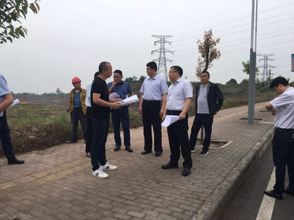 重慶市永川區(qū)文區(qū)長蒞臨視察喬治伯爵港橋生產基地