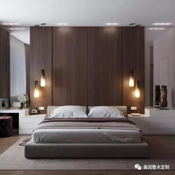 森潤(rùn)整木定制的極簡(jiǎn)輕奢木飾面背景墻設(shè)計(jì)思路