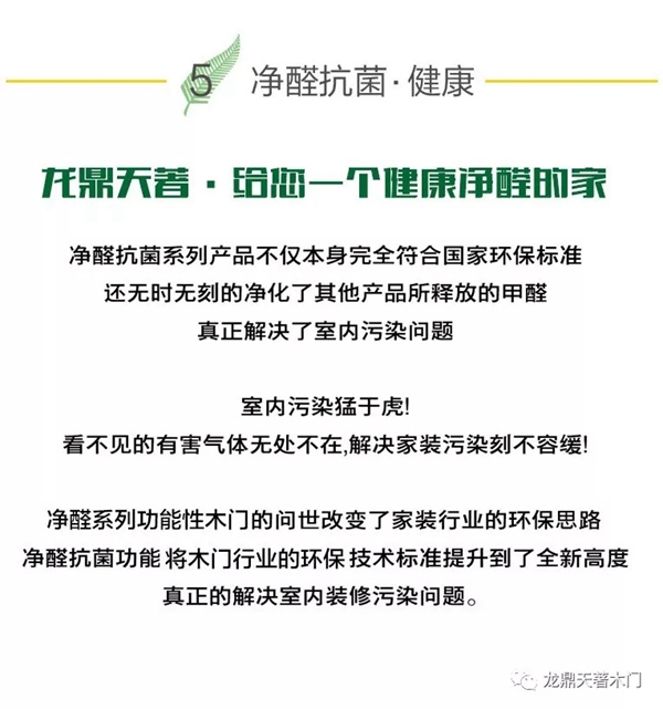龍鼎天著木門2019“凈醛木門”新品發(fā)布