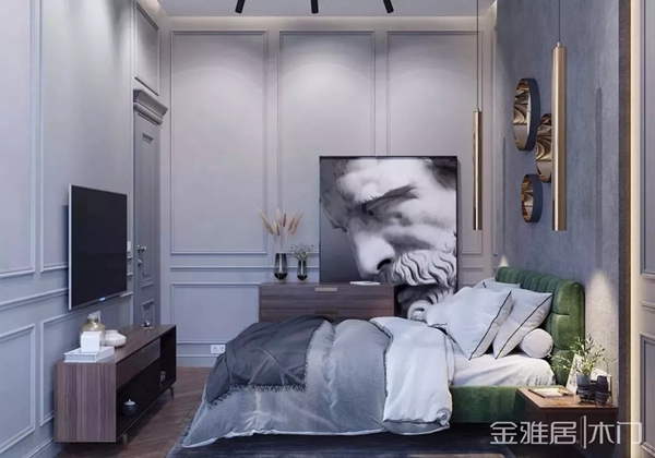 金雅居木門為您展現(xiàn)精致素雅的灰色調美家