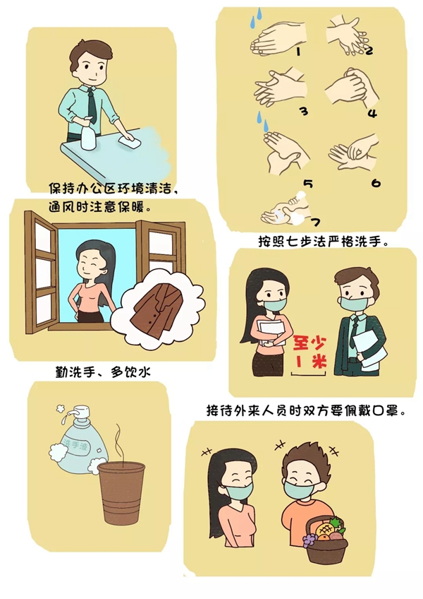 圣象家居：新型冠狀病毒感染肺炎防控須知（辦公場(chǎng)所篇）