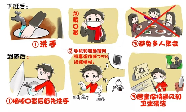 圣象家居：新型冠狀病毒感染肺炎防控須知（辦公場(chǎng)所篇）