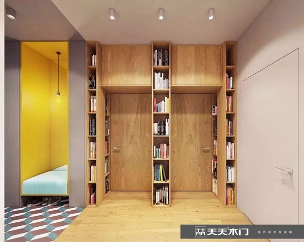 天天木門：定制書柜讓您盡情享受閱讀時(shí)光