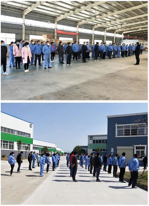 千川木門湖北生產(chǎn)基地“防疫復(fù)工兩手抓