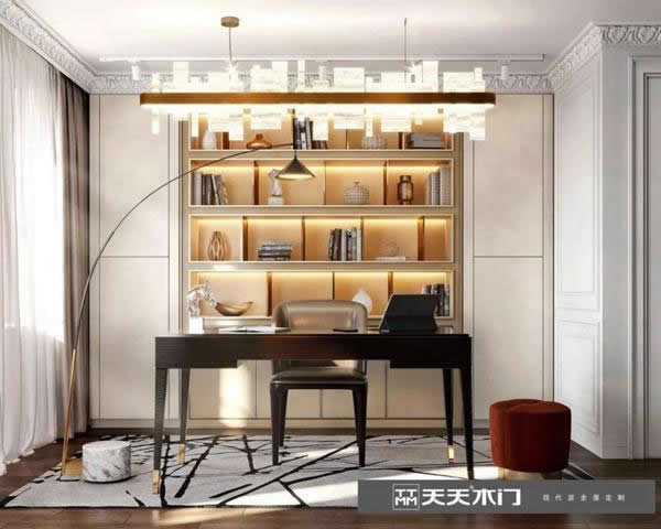 天天木門：簡單而富有內(nèi)涵的書房設(shè)計(jì)