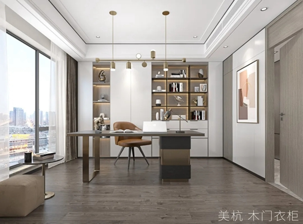 美杭木門：極簡(jiǎn)輕奢美學(xué) 呈現(xiàn)至臻完美生活情景