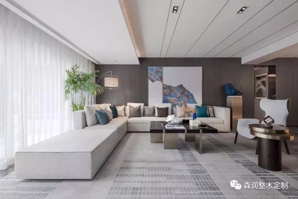 森潤整木定制：現(xiàn)代輕奢新中式別墅整木定制案例