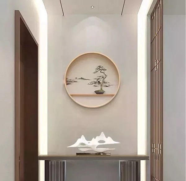 藝龍木門·整木定制：既實用又好看的玄關(guān)墻設(shè)計