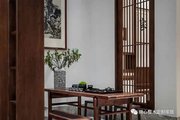 順心整木家居：390m2新中式別墅，超美的東方設(shè)計！