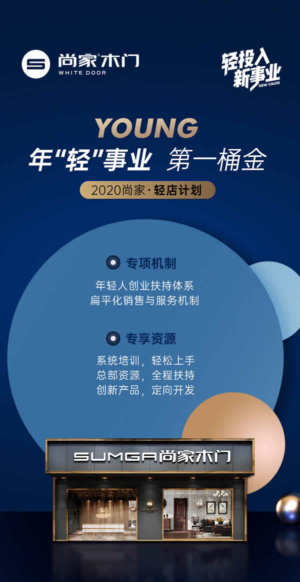 尚家木門，適合年輕人創(chuàng)業(yè)的事業(yè)