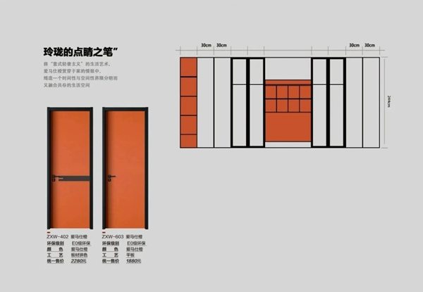 總統(tǒng)木門帶給你簡約安靜的氛圍