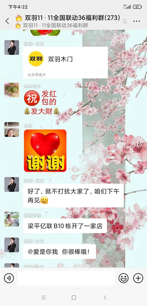 雙羽木門雙十一全國聯(lián)動(dòng)優(yōu)秀門店展示