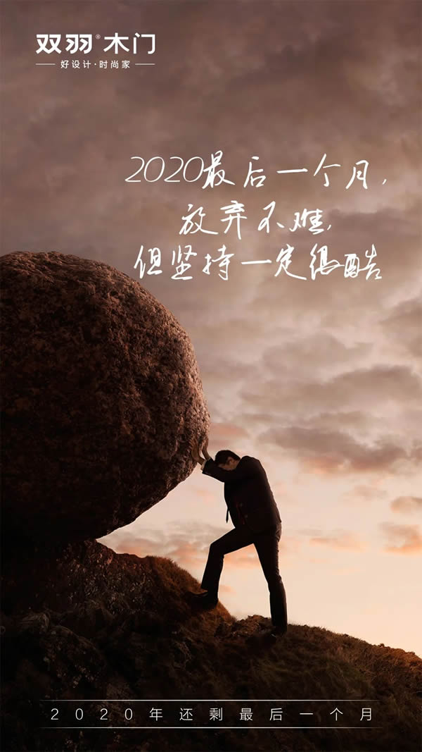 雙羽木門(mén) | 2020年最后一月再拼一把