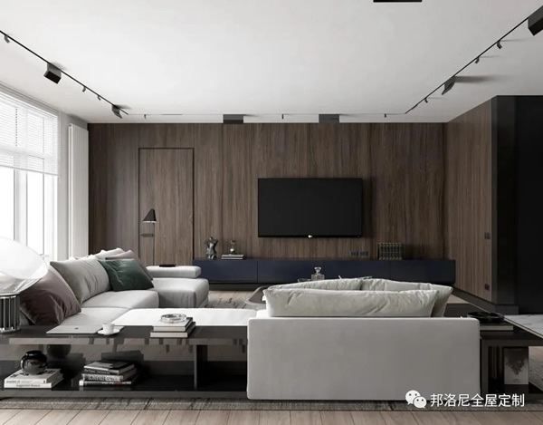 邦洛尼全屋定制：木飾面的質(zhì)感，更顯空間舒適自然！