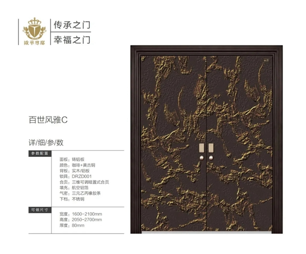 歐華尊邸鑄鋁門2021新品上市
