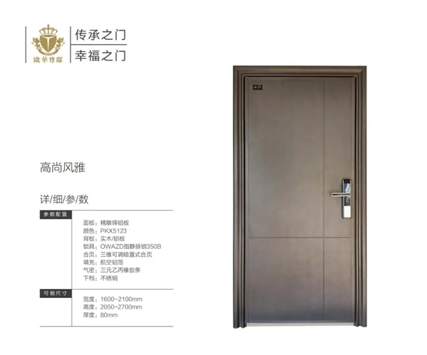 歐華尊邸鑄鋁門2021新品上市