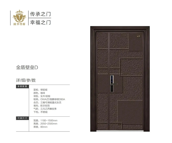 歐華尊邸鑄鋁門2021新品上市
