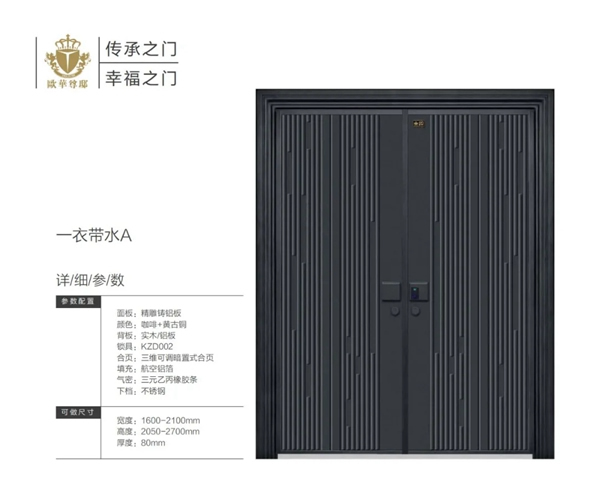 歐華尊邸鑄鋁門2021新品上市