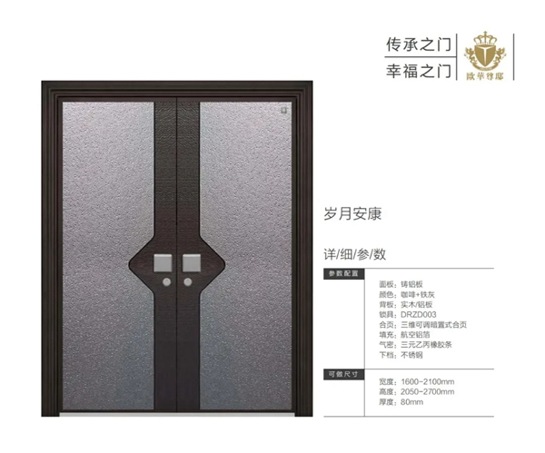 歐華尊邸鑄鋁門2021新品上市