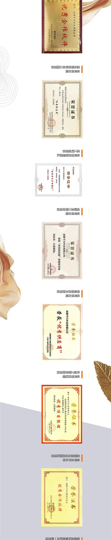 千川木門(mén)2020年工程榮譽(yù)集錦