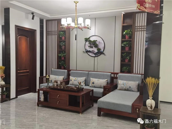 鑫六福木門(mén)：山東濟(jì)寧經(jīng)銷(xiāo)商陳總第二家專(zhuān)賣(mài)店開(kāi)業(yè)大吉
