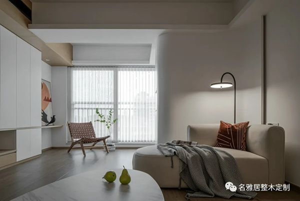 名雅居全屋 | 130㎡極簡自然風(fēng)，方圓交錯(cuò)，木白有序！