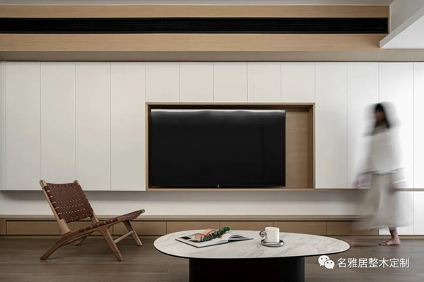 名雅居全屋 | 130㎡極簡自然風(fēng)，方圓交錯(cuò)，木白有序！