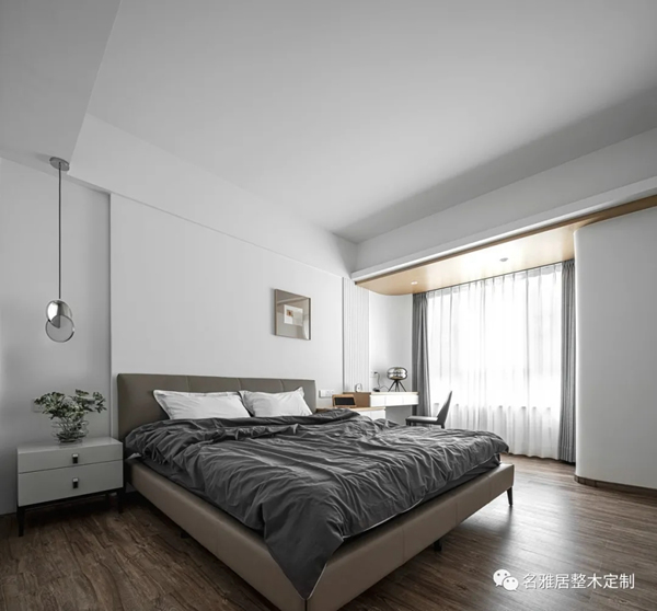 名雅居全屋 | 130㎡極簡自然風(fēng)，方圓交錯(cuò)，木白有序！