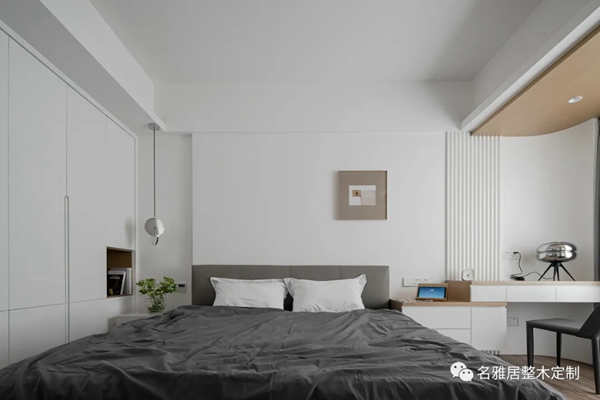名雅居全屋 | 130㎡極簡自然風(fēng)，方圓交錯(cuò)，木白有序！