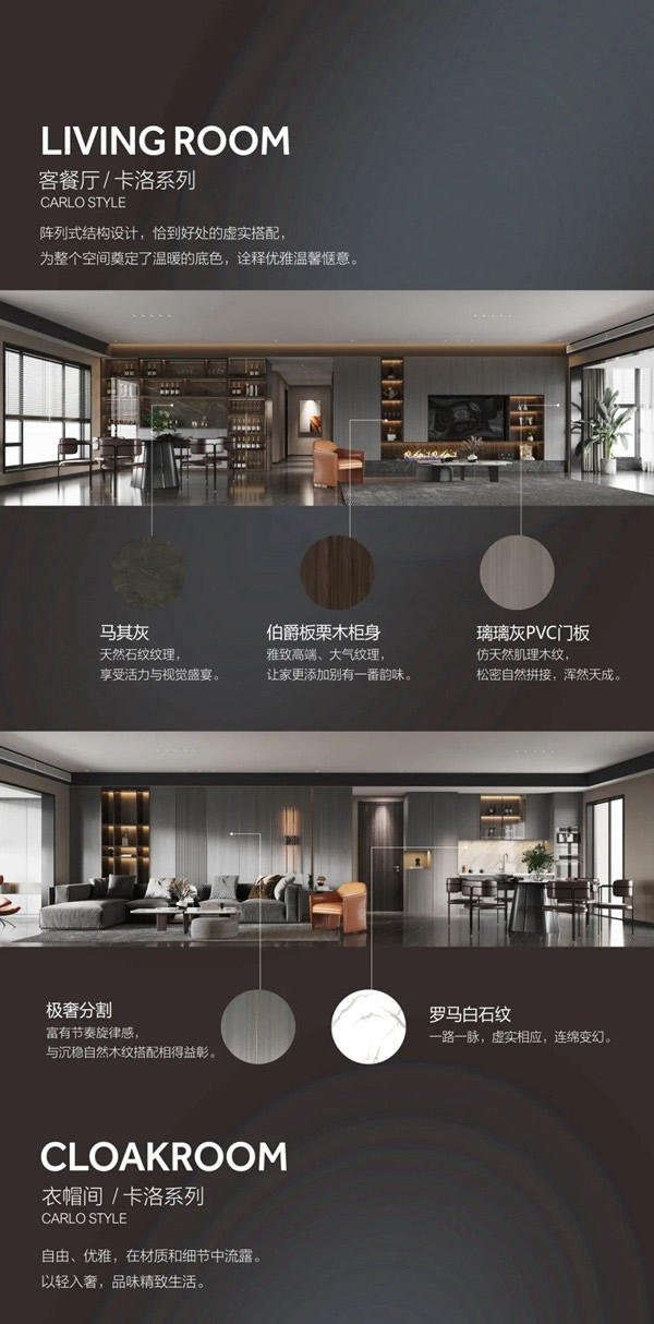 大自然木門全屋定制2021卡洛系列，打造極致未來奢感家