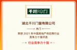 千川木門榮獲“2021中國房地產(chǎn)供應(yīng)商行業(yè)競爭力十強(qiáng)”