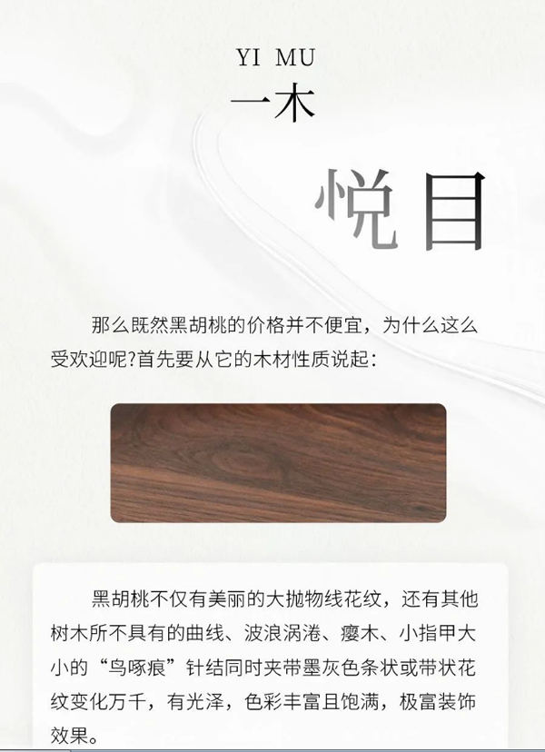 【一木定制】關(guān)于黑胡桃，你知道多少