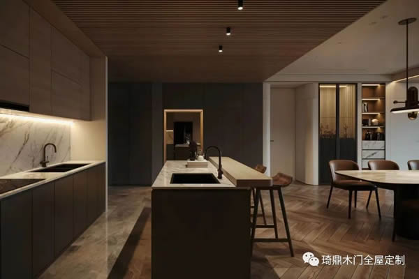 琦鼎木門 |? 只有這種輕奢風(fēng)的家，才能“高級”二字來形容。