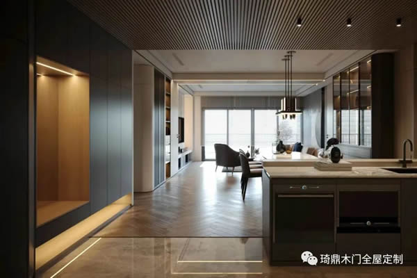 琦鼎木門 |? 只有這種輕奢風(fēng)的家，才能“高級”二字來形容。
