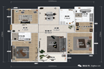 驪住全屋定制|171m2現(xiàn)代簡(jiǎn)約風(fēng)，每一個(gè)空間都美的自然！