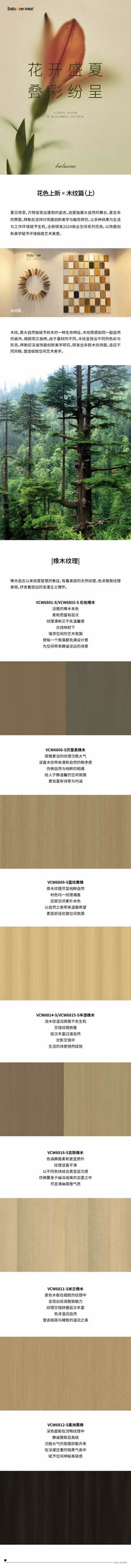 拜勒尼·花色上新|商業(yè)空間之木紋篇（上）