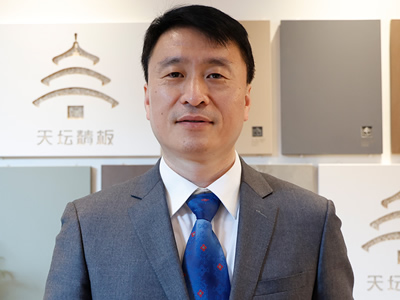 2025北京木門展，中國(guó)木門網(wǎng)采訪天壇精板事業(yè)部總經(jīng)理胡建斌