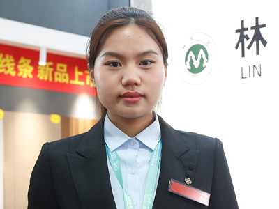 2025北京木門展，中國(guó)木門網(wǎng)采訪林潤(rùn)門業(yè)李經(jīng)理